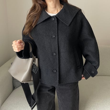 Sailor wool short jacket