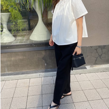Relax rinen pants(Black)
