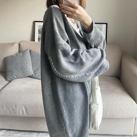Wide cardigan