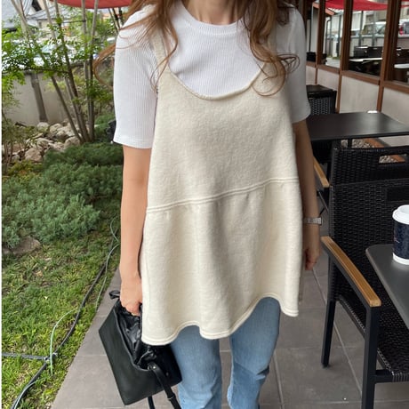 Knit camisole (ivory)