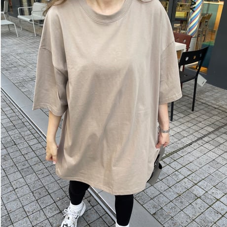 Long t-shirts(Beige)