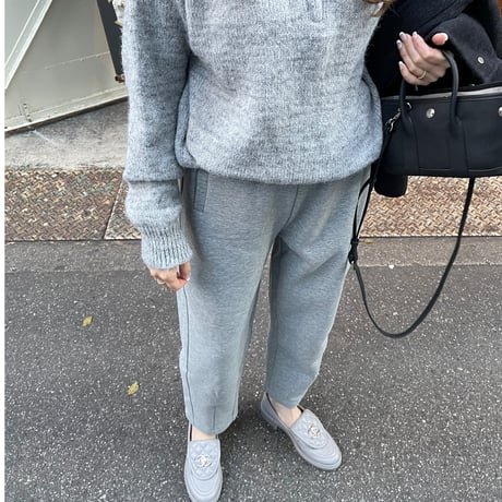 Taperd sweat pants(Gray)