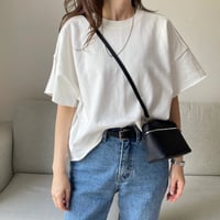 Cropped sweat tops(Ivory)