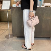 Relax linen pants(White)