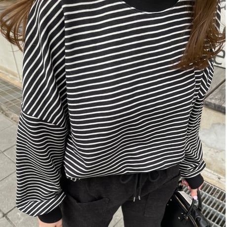 Boader long t-shirts(Black)