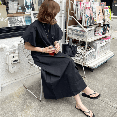 Flower sleeve  long onepiece