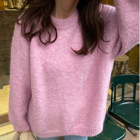 Oversize knit (Pink)