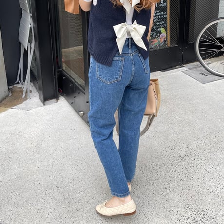 Tapered denim