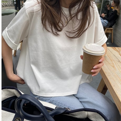 Roll-up flare tops(White)