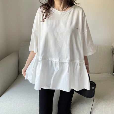 Teard flare tops(White)