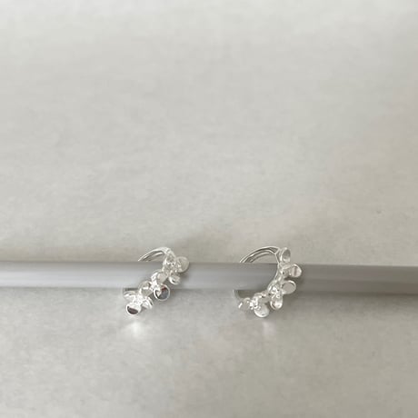【silver925】Flower petal pierce