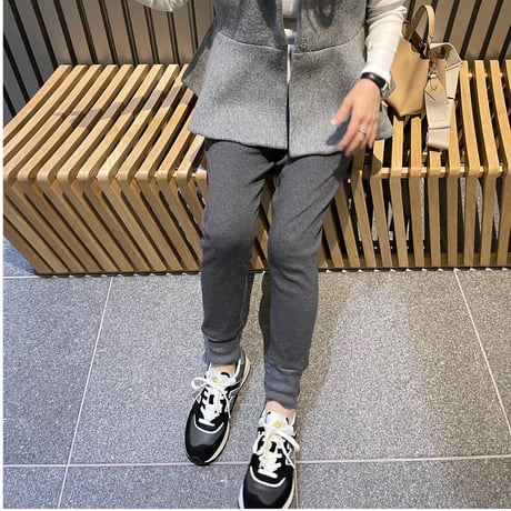 【In the morning】SWEAT KNIT PANTS (Chacoal gray)