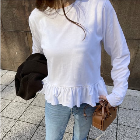 Flare t-shirts(White)