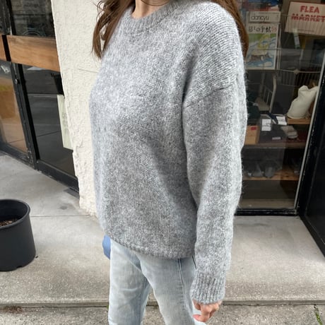 Soft touch basic knit(Gray)