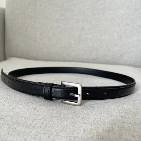 Real lather square belt