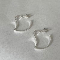 【silver925】Heart hoop pierce