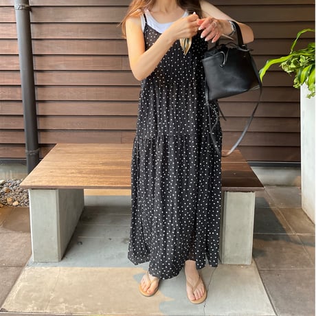 Flower long onepiece