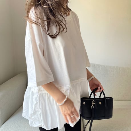 Teard flare tops(White)