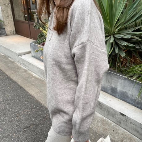 Loose knit (Gray)