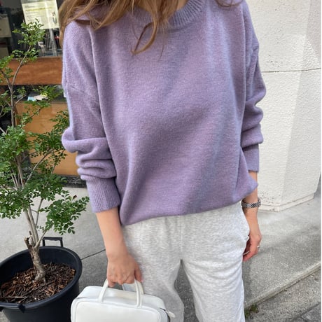 Loose knit (Purple)