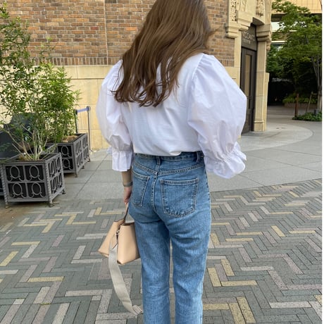 Candy sleeve tops(White)