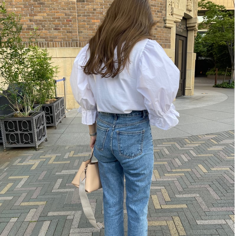 Candy sleeve tops(White) | K