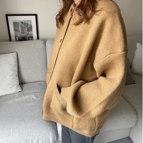Double pocket cardigan(Camel)