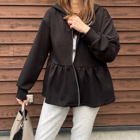 Teard frill foodie (Black)