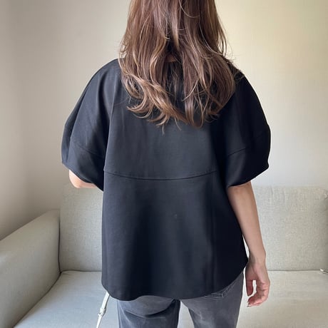 Volume sleeve tops(Black)