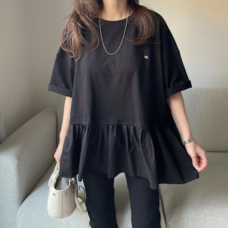 Teard flare tops(Black)