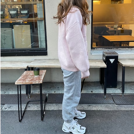 Basic pocket cardigan(Pink)