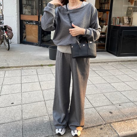 Layered sweat setup(Gray)