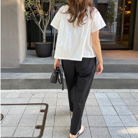 Relax rinen pants(Black)