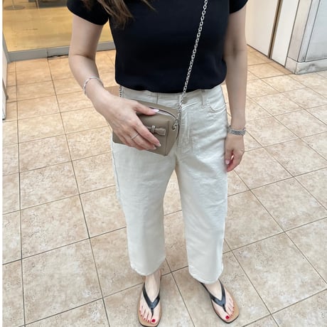 Cotton stretch pants