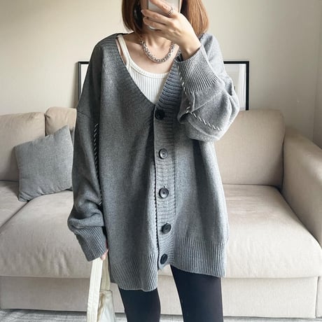 Wide cardigan