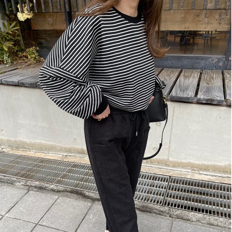 Boader long t-shirts(Black)