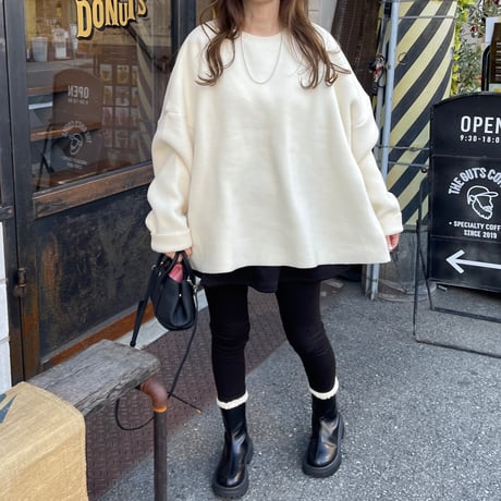 Flare skirt leggings(Black)