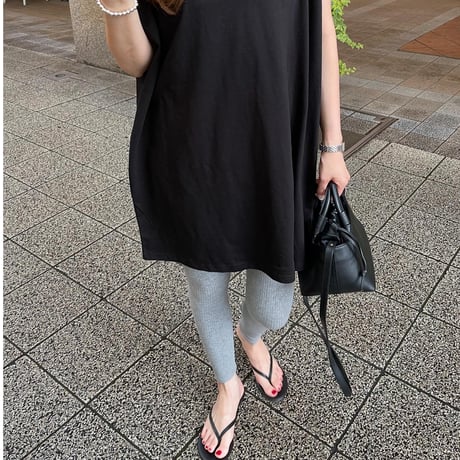 Basic rib leggings