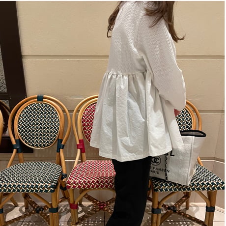 Volume flare pullover (White)