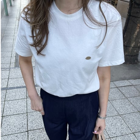 Gold plate t-shirts(White)