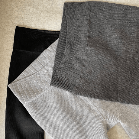 Warm heat rib tights