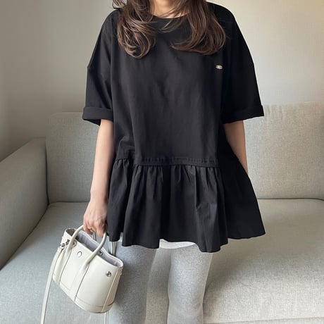 Teard flare tops(Black)