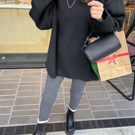 Warm rib leggings