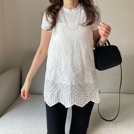Race camisole(ｗhite)