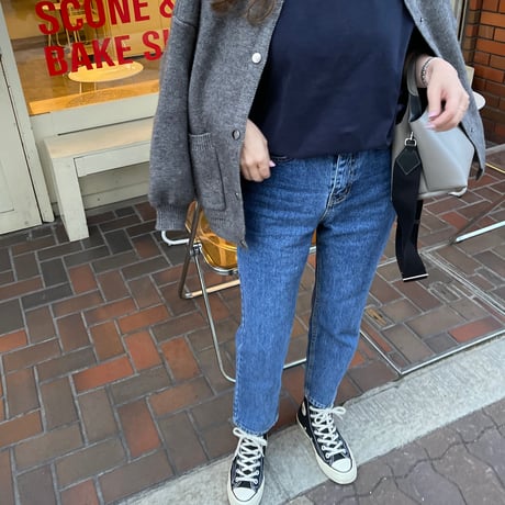 Tapered denim