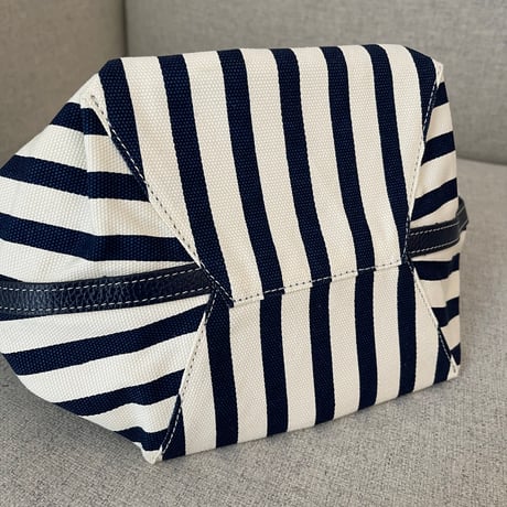 Leather stripe bag