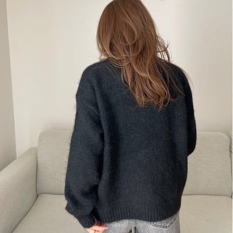 Soft touck basic knit(Black)