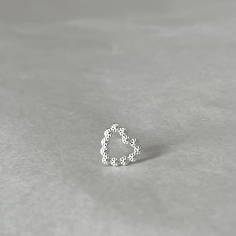 【silver925】Circle heart pierce