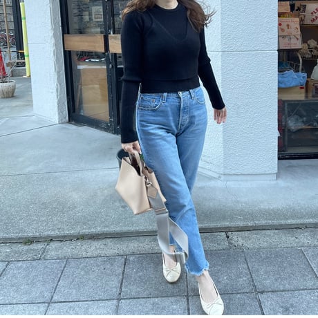 Camisole rib knit(Black)