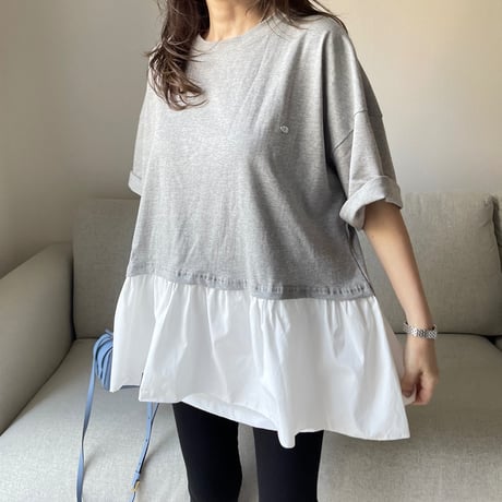 Teard flare tops(Gray)